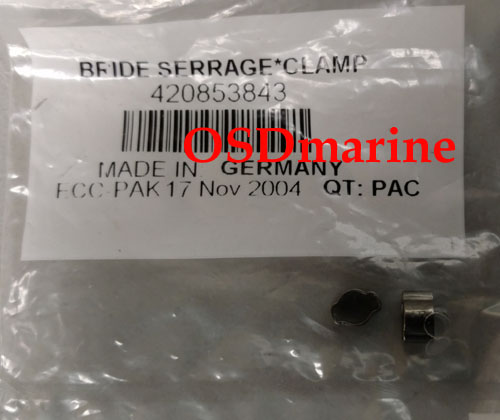 CRIMP CLAMP (FOR OEM INJECTION LINES - SOLD BY THE PIECE) (SEA DOO 420853843) - Click Image to Close