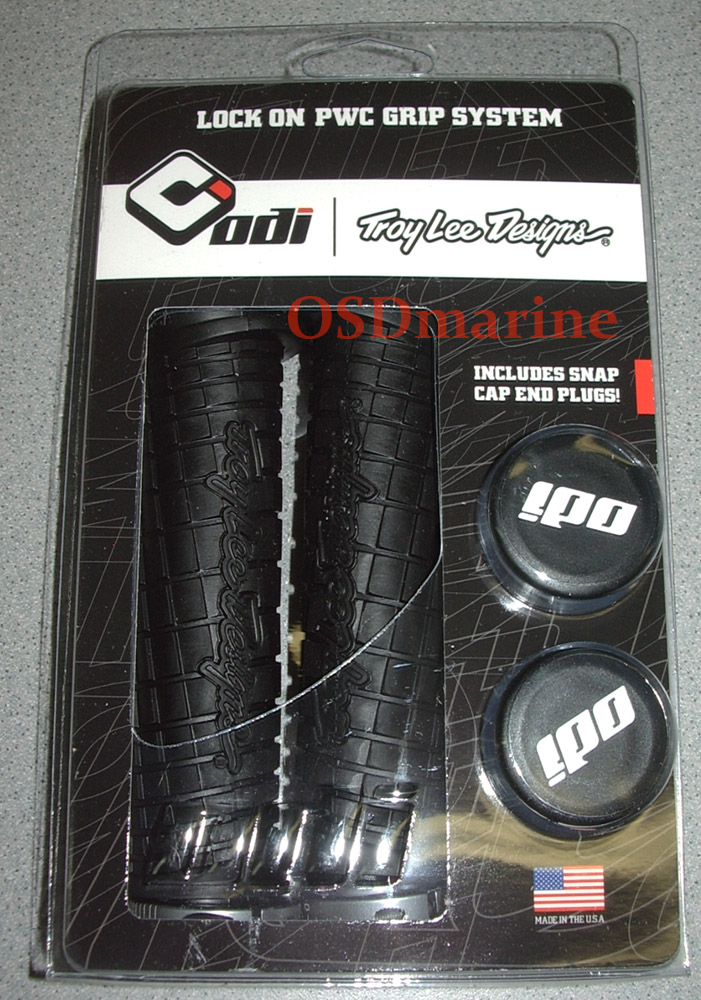 ODI GRIPS - TROY LEE DESIGNS Lock On (130mm) - BLACK - Click Image to Close