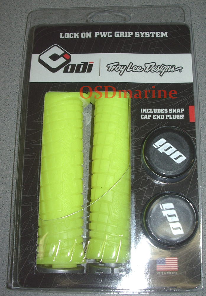 ODI GRIPS - TROY LEE DESIGNS Lock On (130mm) - YELLOW - Click Image to Close