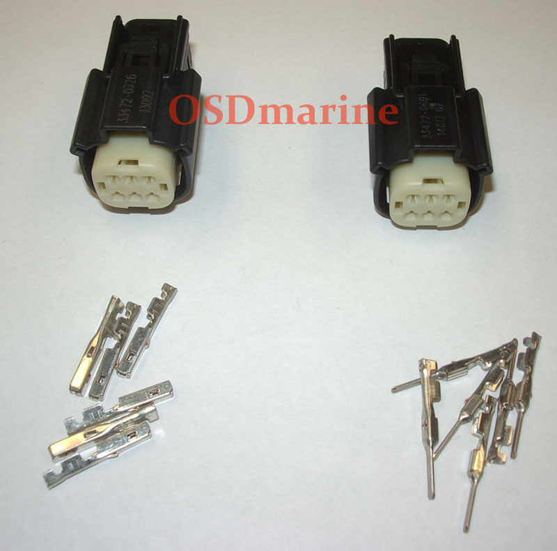 Molex MX150 Waterproof Connector Kit - 6 Pin