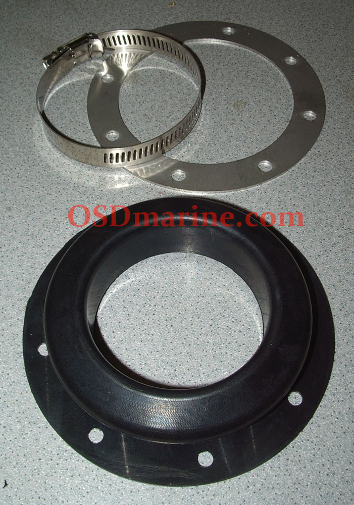 OSD AFTERMARKET EXHAUST SEAL - MANY YEARS/MODELS JETBOATS - Click Image to Close