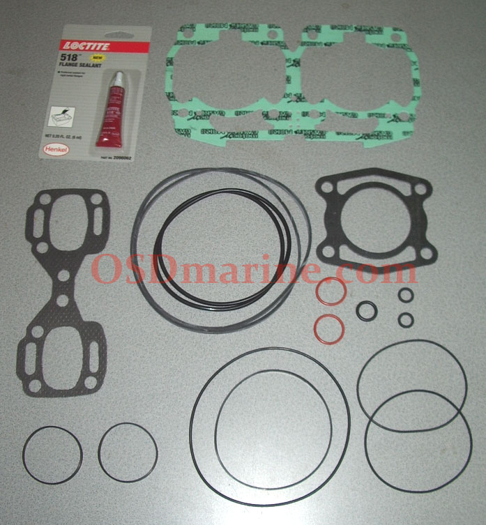 OSD Sea Doo 787 Complete TOP END Gasket Set - RFI MODELS - Click Image to Close