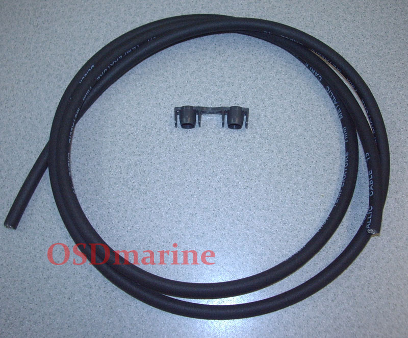 OSD Sea Doo Spark Plug Wire Kit w Clip BLACK WIRE 68" - Click Image to Close