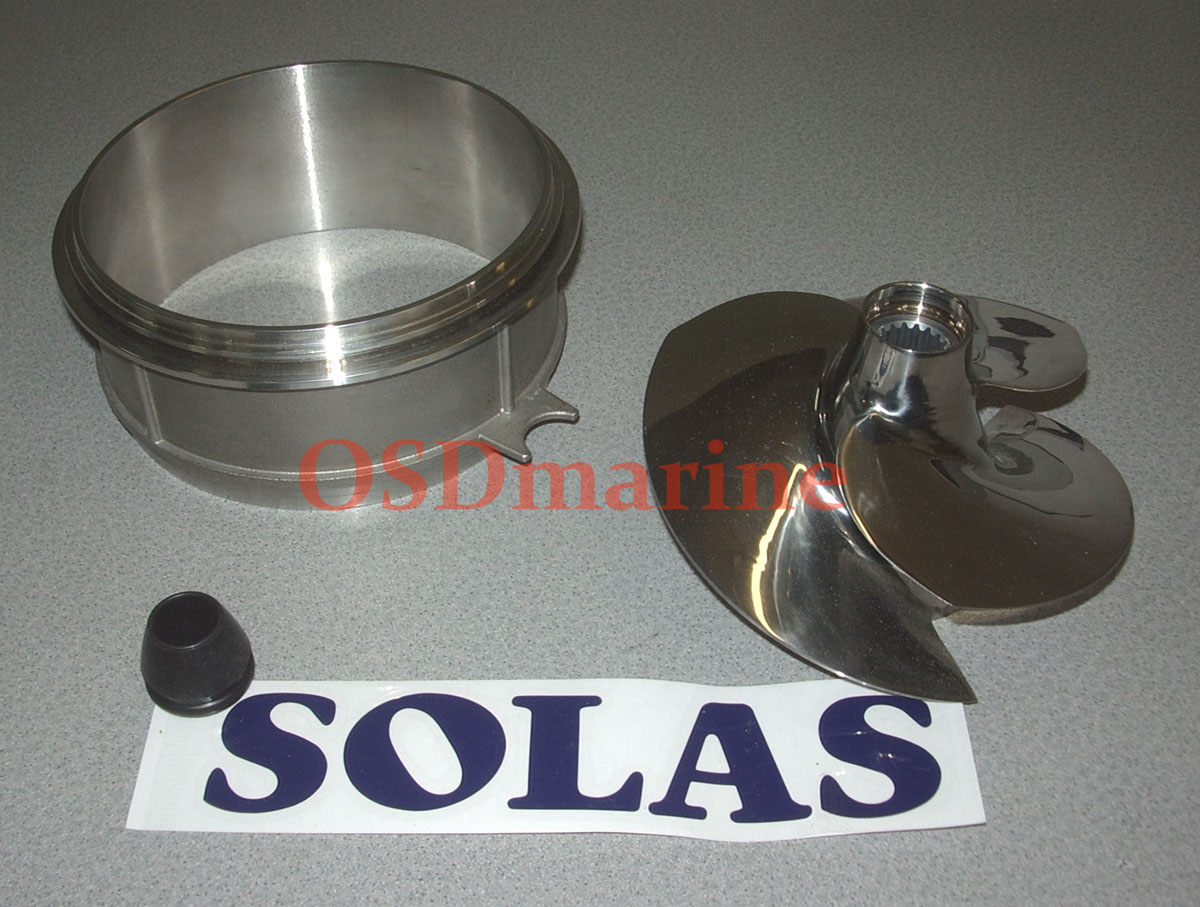OSD Spark Impeller Combo Package - Solas 12/14 & SS Wear Ring - Click Image to Close