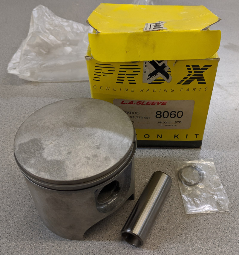 NOS PRO-X 947 STANDARD PISTON W RINGS PIN CLIPS - Click Image to Close