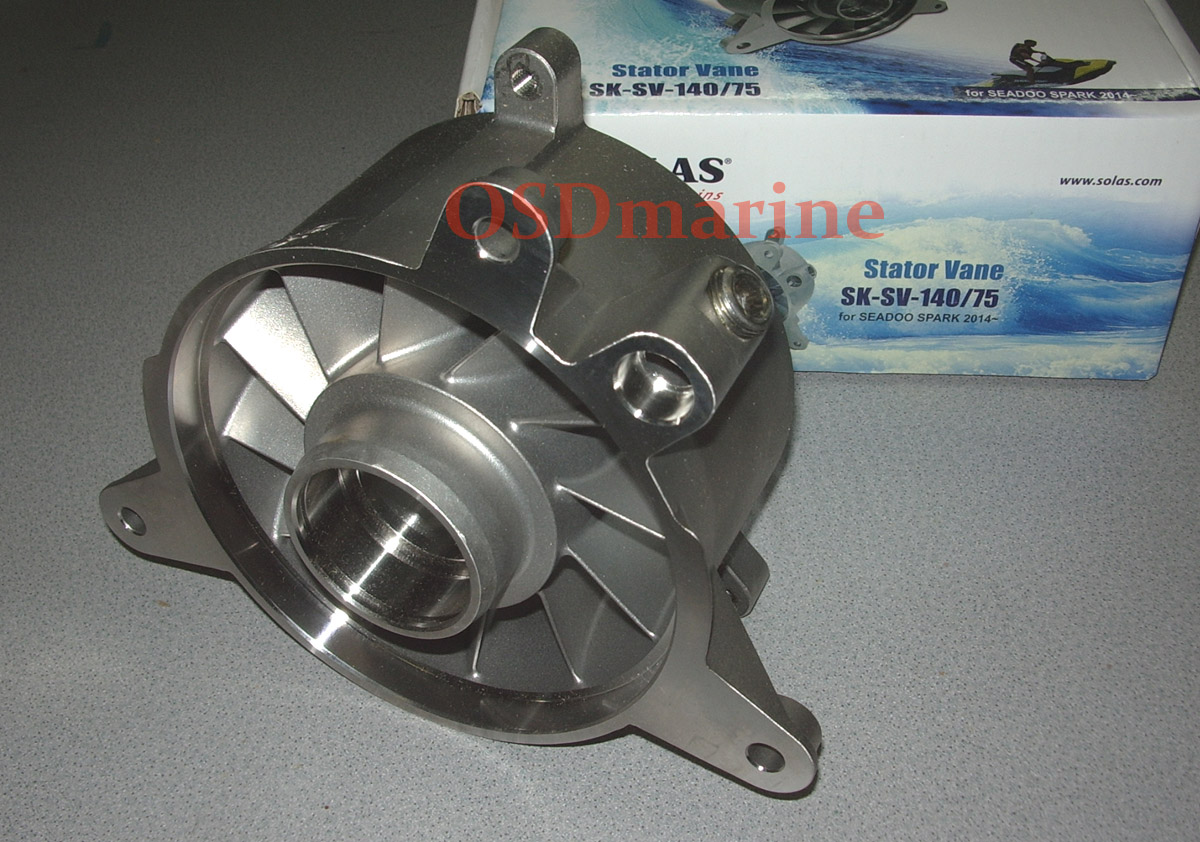 SOLAS STAINLESS 12 Vane Housing for Sea Doo SPARK - Click Image to Close