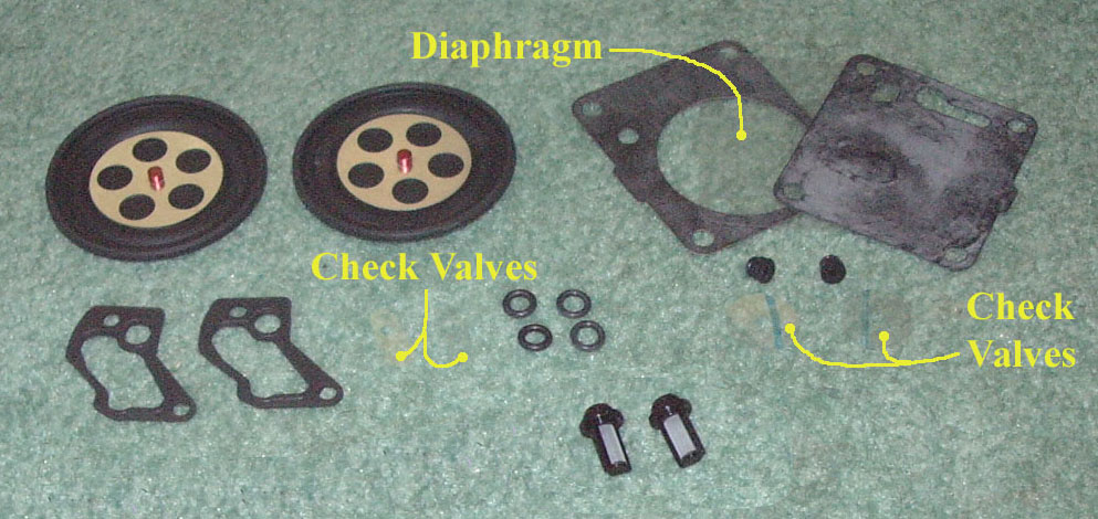 Build Your Own Complete DUAL Carb Rebuild Kit
