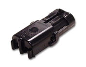WEATHERPACK CONNECTOR SHROUD - 2 CONTACT FLAT